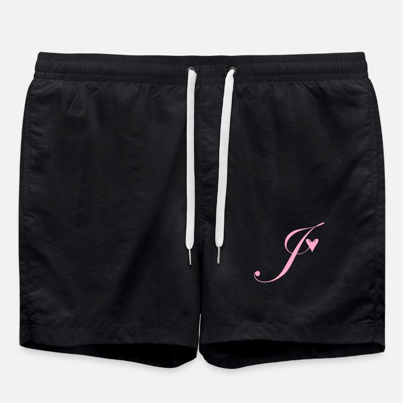 Monogramme J Vigne Coeur - Short de bain - noir