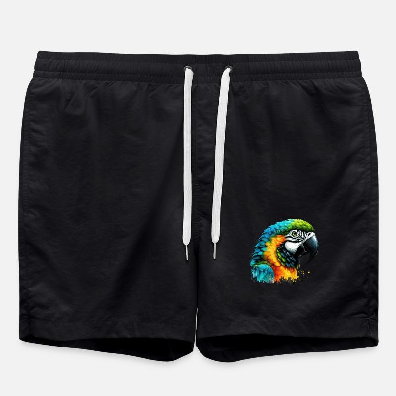 Parrot - Swim Trunks - black