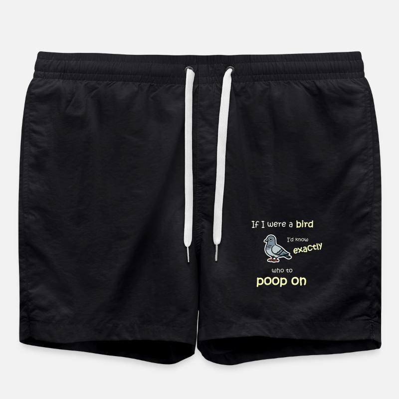 Bird mode - Activated - Swim Trunks - black