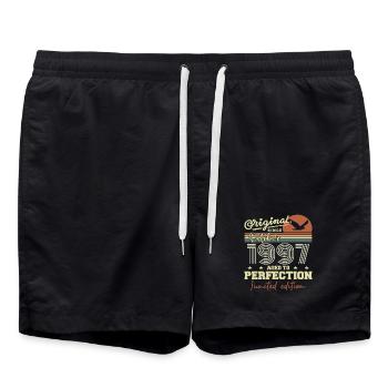 1997 October 1997 Anniversary October 1997 - Swim Trunks - black - Front - AI Model Male 185 light (185cm)