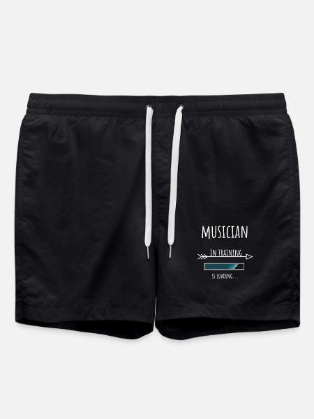 Musician Gift Profession Education Musician - Swim Trunks - black