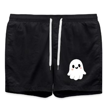 Fantôme mignon  - Short de bain - noir - Devant - AI Model Male 185 light (185cm)
