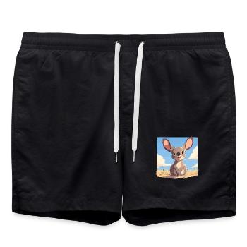 Wallabies Wallaby - Short de bain - noir - Devant - AI Model Male 185 light (185cm)