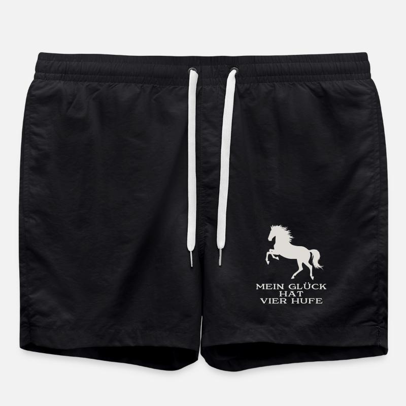 Mon bonheur a quatre sabots - Short de bain - noir