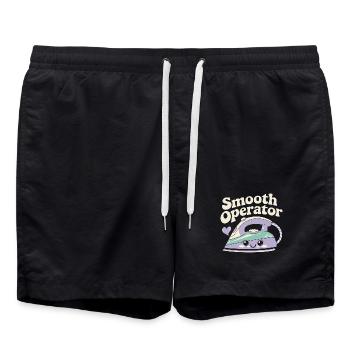 Fer de fer domestique Kawaii - Short de bain - noir - Devant - AI Model Male 185 light (185cm)