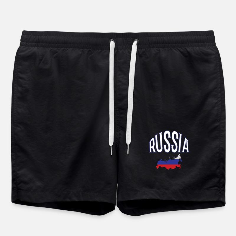 Russie - Short de bain - noir