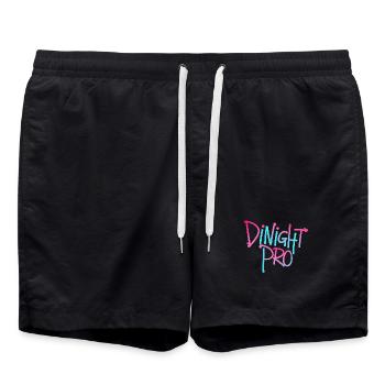Dinight Pro Neon Gradient - Badeshorts - Schwarz - Vorne - AI Model Male 185 light (185cm)