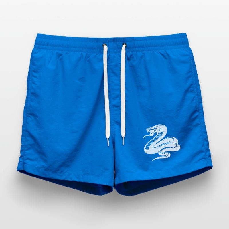 Silhouette du python serpent Short de bain