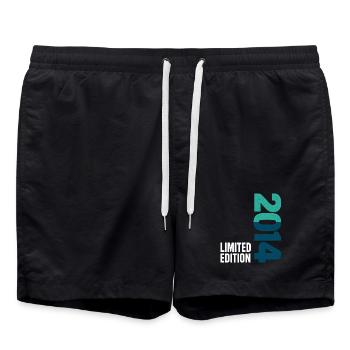 12e anniversaire Niveau 12 débloqué 2014 - Short de bain - noir - Devant - AI Model Male 185 light (185cm)