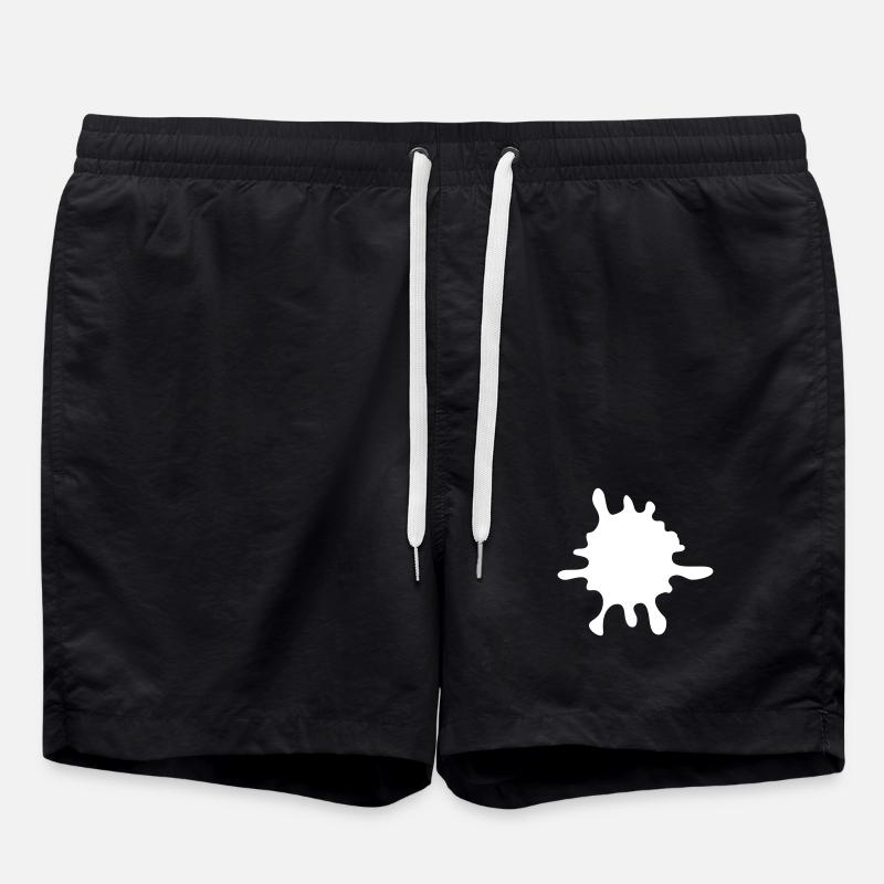 Touche de couleur - Short de bain - noir