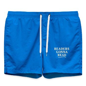 Les Lecteurs Vont Lire - Short de bain - cobalt blue - Devant