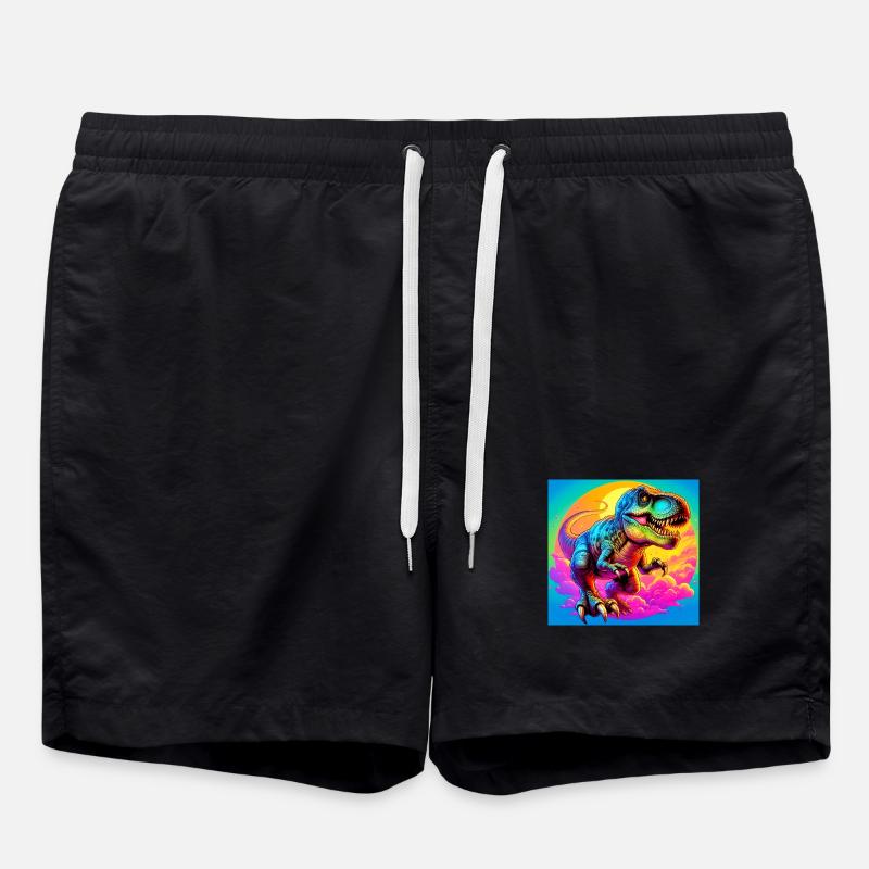dinosaur - Swim Trunks - black