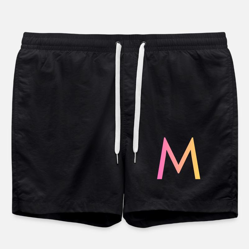 m - Short de bain - noir