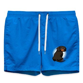 Propriétaire teckel Teckel Propriétaire teckel Propriétaire teckel Amant teckel - Short de bain - cobalt blue - Devant