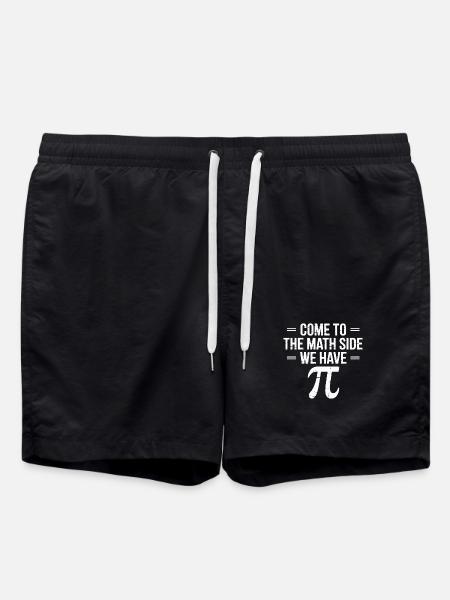Come to the math side, we've got pi cake pie - Swim Trunks - black