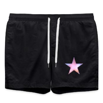 Stern - Badeshorts - Schwarz - Vorne - AI Model Male 185 light (185cm)