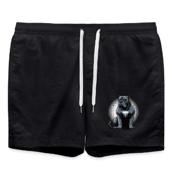 Canne Corso Cane Corsos Corso Hélic Corso Propriétaire - Short de bain - noir - Devant - AI Model Male 185 light (185cm)