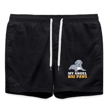 Cane Corso - Badeshorts - Schwarz - Vorne - AI Model Male 185 light (185cm)