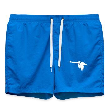 Élégant cygne volant sur de grandes ailes - Short de bain - cobalt blue - Devant