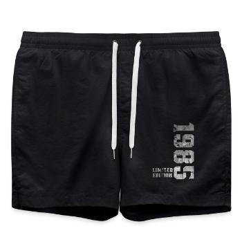 1985 Vintage Edition Limitée - Short de bain - noir - Devant - AI Model Male 185 light (185cm)