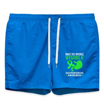 Gastroparésie intestinale - Short de bain - cobalt blue - Devant