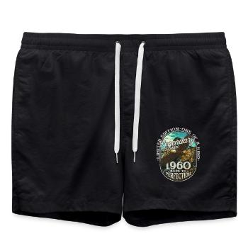 Légendaire depuis 1960 - Short de bain - noir - Devant - AI Model Male 185 light (185cm)