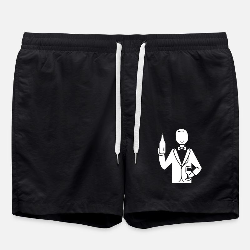 Bräutigam Hochzeit Junggesellenabschied - Badeshorts - Schwarz