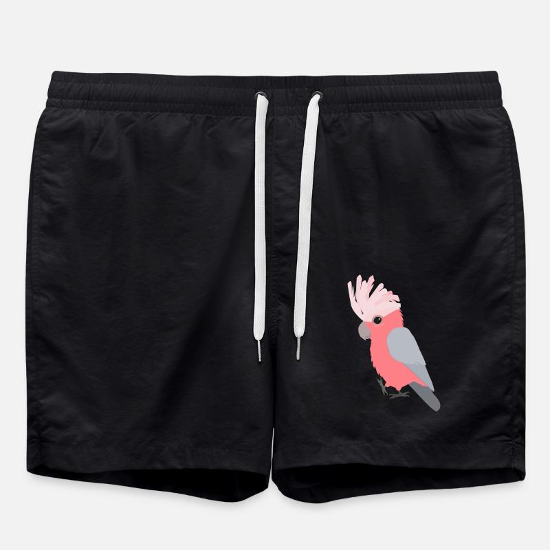 Cacatoès rose - Short de bain - noir