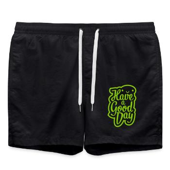 Bonne journée - Short de bain - noir - Devant - AI Model Male 185 light (185cm)