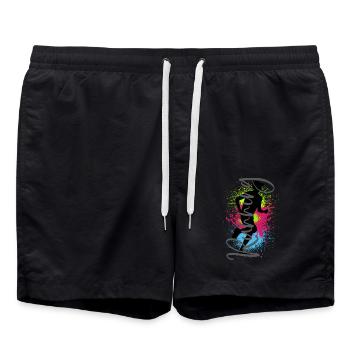 Course à pied Sport Jogger Runner Course à pied Jogging - Short de bain - noir - Devant - AI Model Male 185 light (185cm)