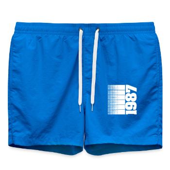 Jahr 1987 - Badeshorts - Cobalt blue - Vorne
