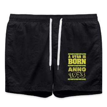 Award 1973 - Swim Trunks - black - Front - AI Model Male 185 light (185cm)