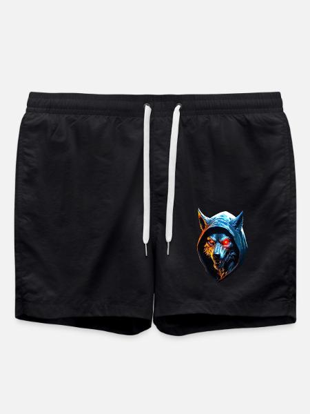 Werwolf - Badeshorts - Schwarz