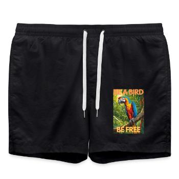 Freedom - Swim Trunks - black - Front - AI Model Male 185 light (185cm)