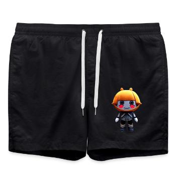 Sunnytron – Samouraï - Short de bain - noir - Devant - AI Model Male 185 light (185cm)