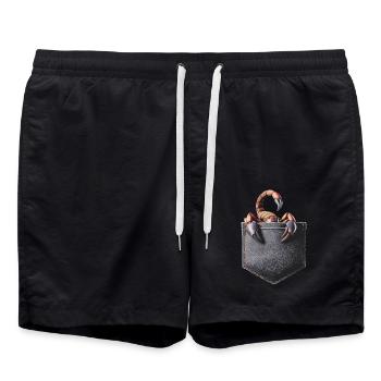 Skorpion - Badeshorts - Schwarz - Vorne - AI Model Male 185 light (185cm)