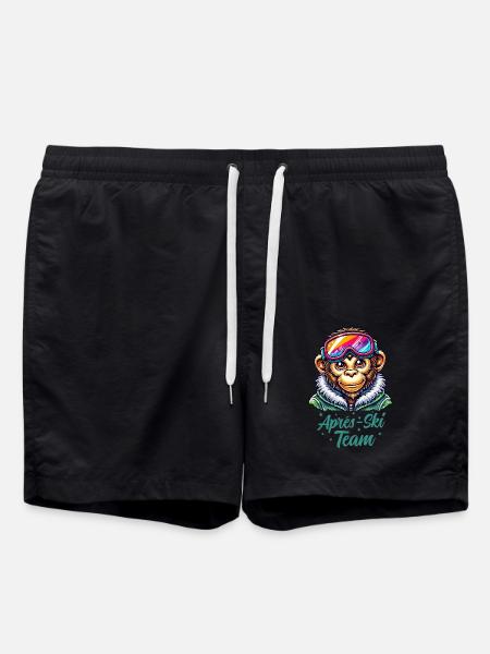 Monkey Ski Goggles - Swim Trunks - black