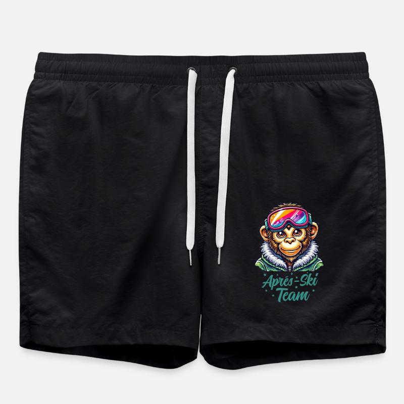 Lunettes de ski Monkey - Short de bain - noir