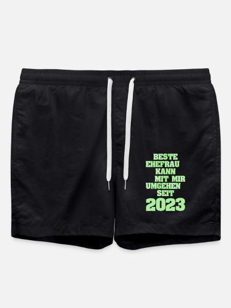 Mariage 2023 - Short de bain - noir