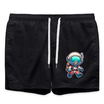 Diving Divers - Swim Trunks - black - Front - AI Model Male 185 light (185cm)