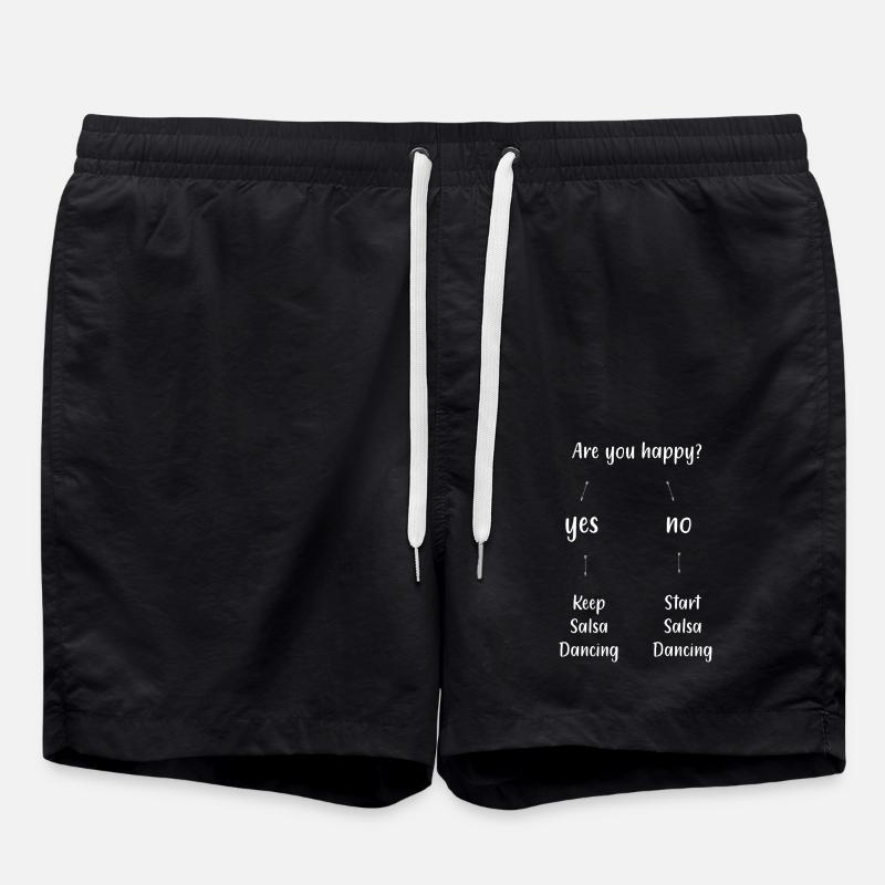 Salsa Tänzer Tänzerin - Badeshorts - Schwarz