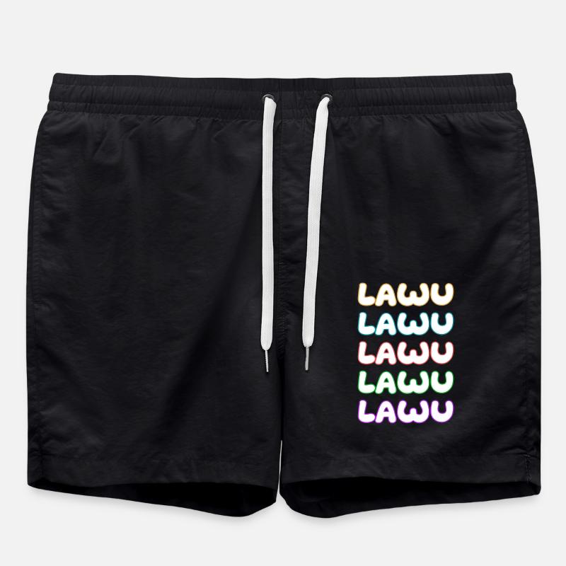 Lawu - Short de bain - noir