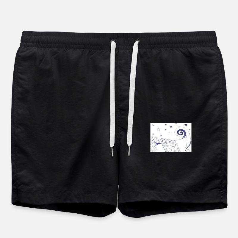 Modern Art - Swim Trunks - black