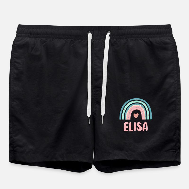 Elisa Nom Rainbow Baby - Short de bain - noir