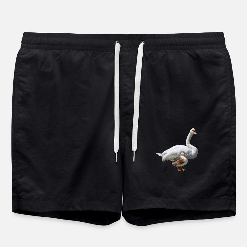 Swan - Swim Trunks - black