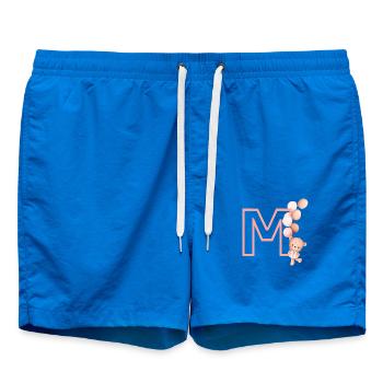 Lettre m rose ours - Short de bain - cobalt blue - Devant