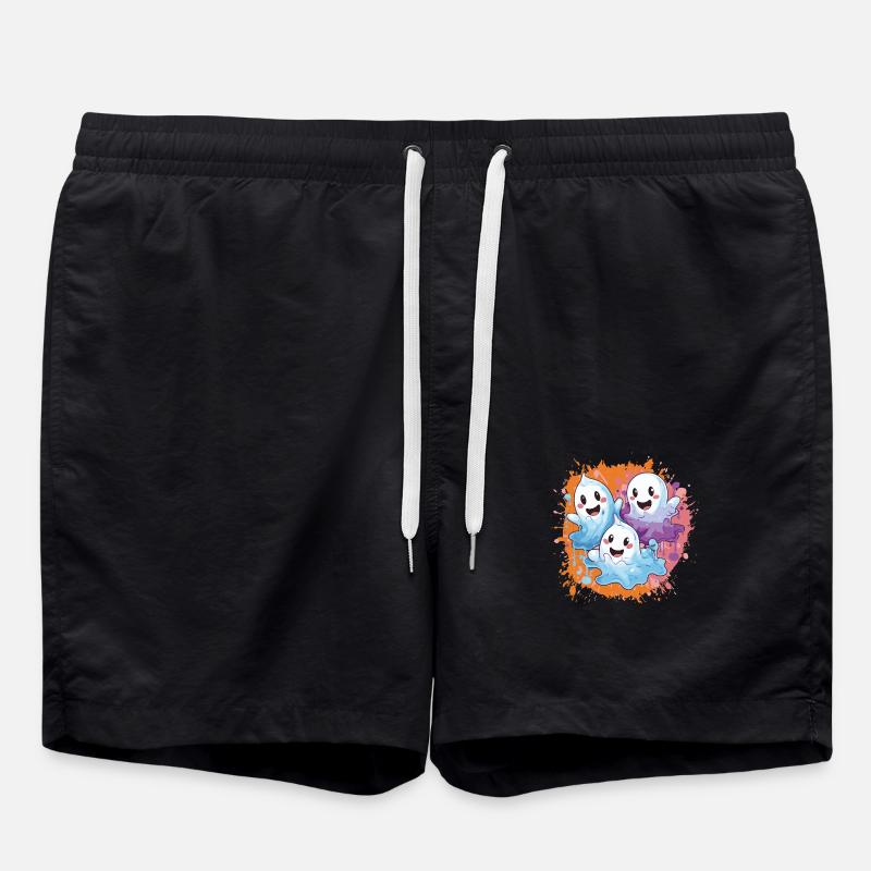 Geister Team - Badeshorts - Schwarz