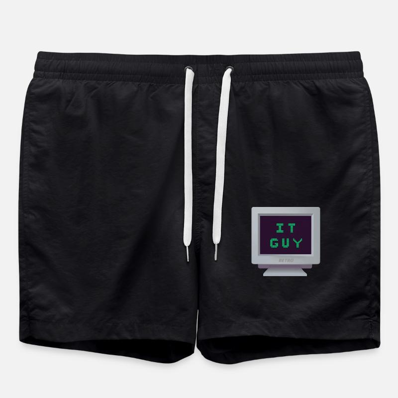 CRT - Computer Science - Swim Trunks - black