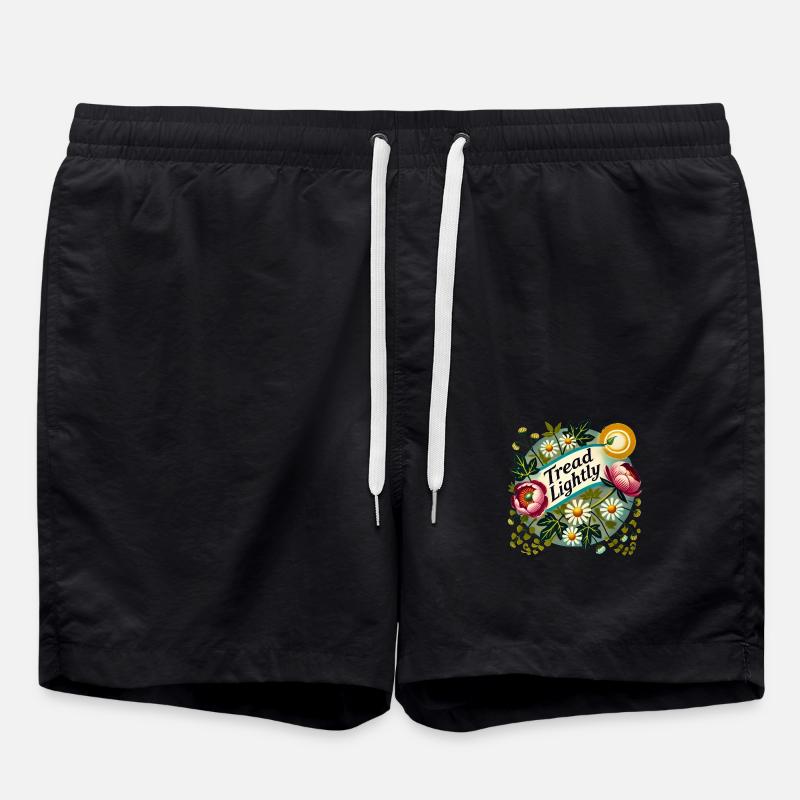 Tread Lightly - Swim Trunks - black