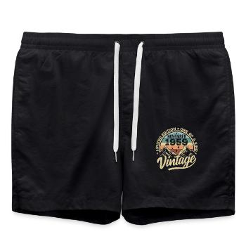 Legendary since November 1959 - Limited Edition 1959 - Swim Trunks - black - Front - AI Model Male 185 light (185cm)